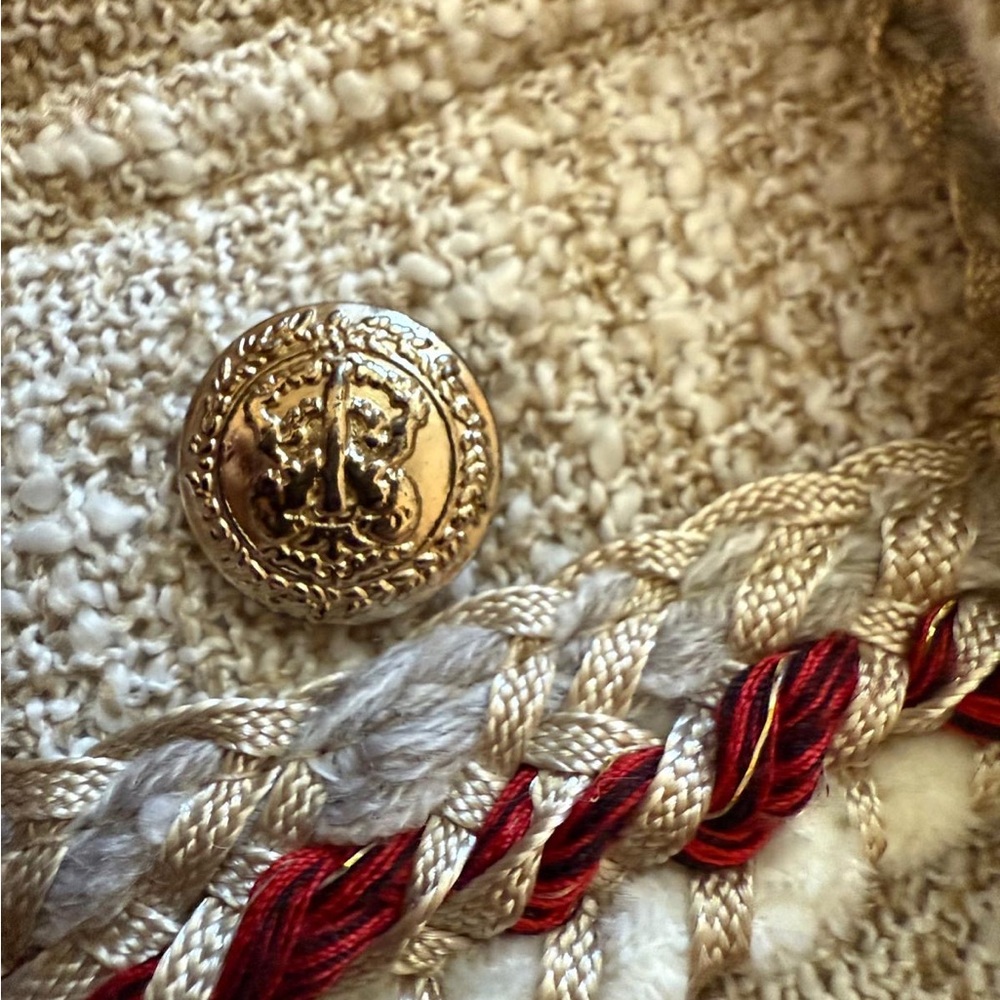 Zara Braided Trim Tweed Jacket - Old Money Aesthetic‎ - Picture 5 of 8